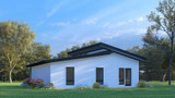 Secondary Image - Contemporary House Plan - Rowans Place 47953 - Rear Exterior
