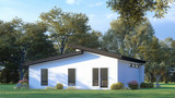 Contemporary House Plan - Rowans Place 47953 - Left Exterior