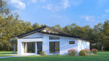 Contemporary House Plan - Rowans Place 47953 - Right Exterior