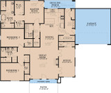 Contemporary House Plan - Studio Verde 56097 - 1st Floor Plan