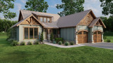 Craftsman House Plan - Appalachian 40623 - Left Exterior