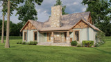 Craftsman House Plan - Appalachian 40623 - Left Exterior