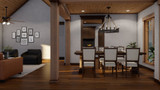 Craftsman House Plan - Appalachian 40623 - Dining Room