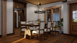 Craftsman House Plan - Appalachian 40623 - Dining Room