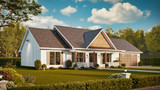 Traditional House Plan - Yates 3 55953 - Left Exterior