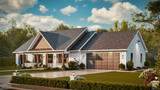 Traditional House Plan - Yates 3 55953 - Right Exterior