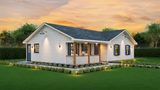 Traditional House Plan - Capps 4 15669 - Left Exterior