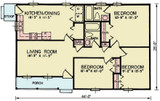 Traditional House Plan - Capps 4 15669 - 1st Floor Plan