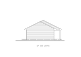 Traditional House Plan - Erica 2  11264 - Left Exterior
