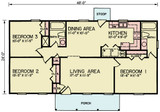 Traditional House Plan - Erica 2  11264 - 1st Floor Plan
