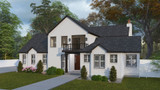 Colonial House Plan - Belle Island #77616 - Front Exterior - 