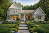 Farmhouse House Plan - The Highfield 78070 - Front Exterior