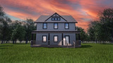Country House Plan - The Linden Tree 71614 - Front Exterior