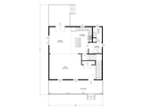 Country House Plan - The Linden Tree 71614 - 1st Floor Plan
