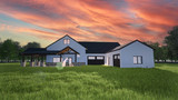 Farmhouse House Plan - The Fox & Elm 12610 - Front Exterior