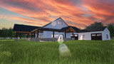 Farmhouse House Plan - The Fox & Elm 12610 - Exterior