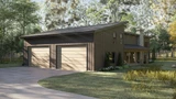 Farmhouse House Plan - Roanoke 46743 - Left Exterior