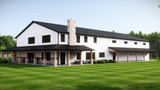 Country House Plan - 70372 - Right Exterior