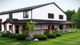 Country House Plan - 70372 - Right Exterior