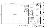 Country House Plan - 70372 - 1st Floor Plan