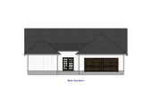 Farmhouse House Plan - 80018 - Rear Exterior