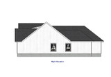 Farmhouse House Plan - 80018 - Right Exterior