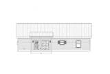 Ranch House Plan - Prescott 13982 - Rear Exterior