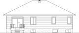 Contemporary House Plan - 63144 - Rear Exterior