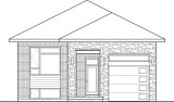 Prairie House Plan - 49423 - Front Exterior