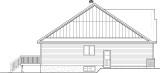 Prairie House Plan - 49423 - Left Exterior