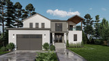 Contemporary House Plan - Thompson 22790 - Front Exterior