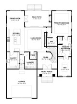 Contemporary House Plan - Thompson 22790 - 1st Floor Plan