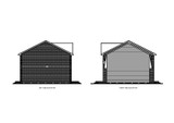 Modern House Plan - Hyde 10002 - Left Exterior