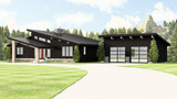Contemporary House Plan - 71545 - Front Exterior