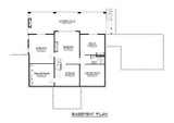 Contemporary House Plan - 71545 - Basement Floor Plan
