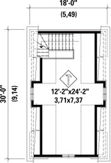Secondary Image - Cape Cod House Plan - 46916 - 2nd Floor Plan