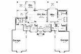 Mediterranean House Plan - Magnolia 73555 - 1st Floor Plan