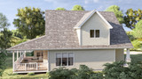 Craftsman House Plan - Richmond Creek 99000 - Left Exterior