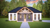 Craftsman House Plan - 74022 - Front Exterior