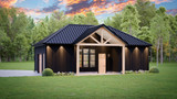 Craftsman House Plan - 74022 - Left Exterior