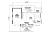 Craftsman House Plan - 74022 - 1st Floor Plan