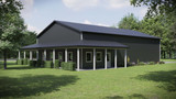 Country House Plan - 40564 - Rear Exterior