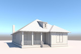 Cottage House Plan - Shady Lake 82328 - Front Exterior