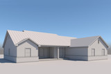 Craftsman House Plan - Rose Hill 78523 - Rear Exterior