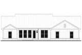 Secondary Image - Craftsman House Plan - Rose Hill 78523 - Rear Exterior