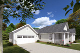 Cottage House Plan - Greenoak 21010 - Left Exterior