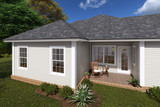 Cottage House Plan - Greenoak 21010 - Rear Exterior