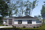 Modern House Plan - 60535 - Right Exterior