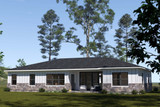 Modern House Plan - 60535 - Rear Exterior