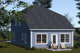 Cottage House Plan - 73125 - Rear Exterior